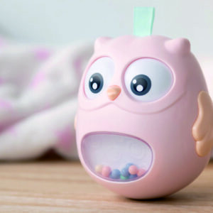 Tentetieso Búho ROSA - KIOKIDS