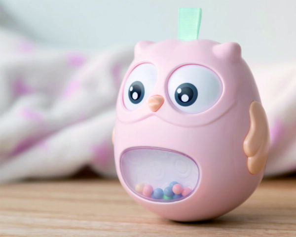 Tentetieso Búho ROSA - KIOKIDS
