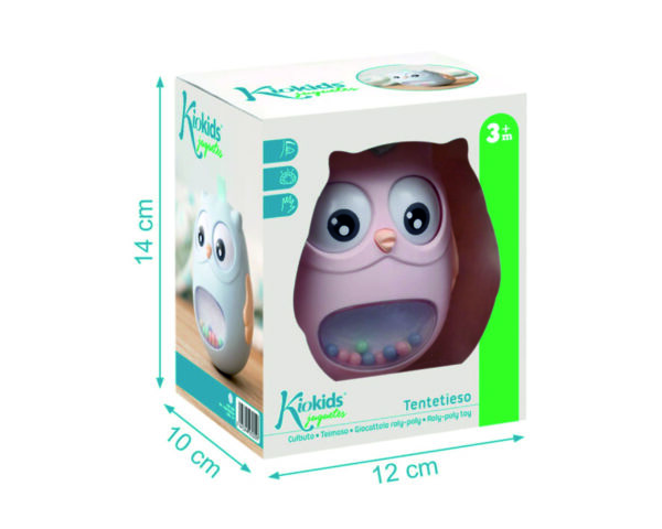 Tentetieso Búho ROSA - KIOKIDS - Imagen 2