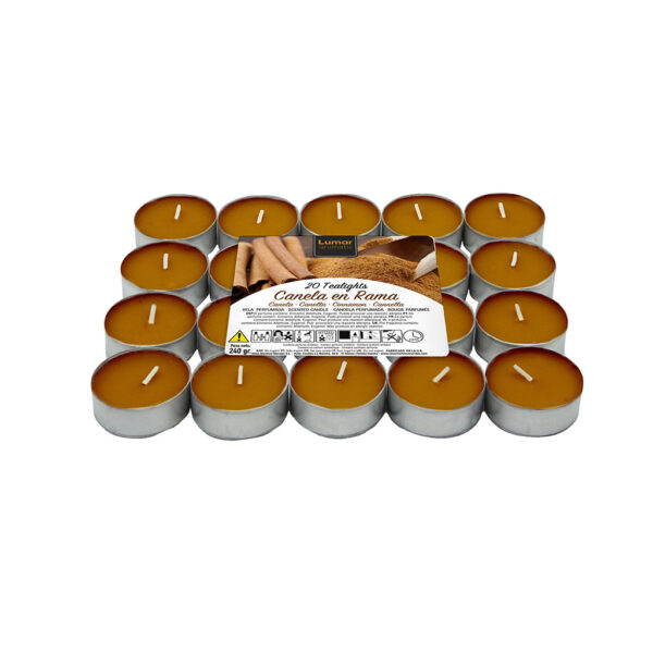 20 Velas de Té Aromáticas - Canela en rama
