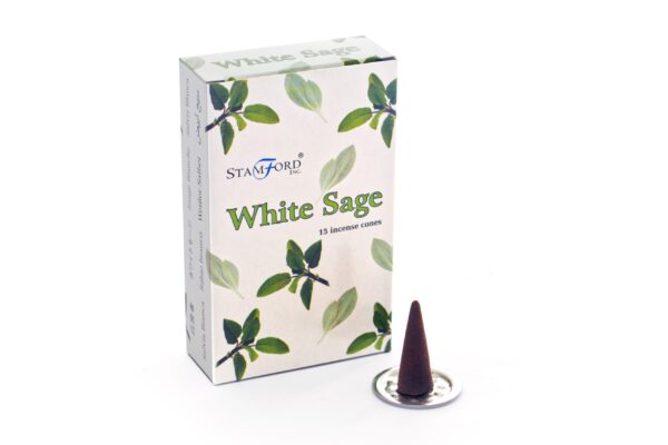 Conos de Incienso Stamford Premium - Salvia Blanca
