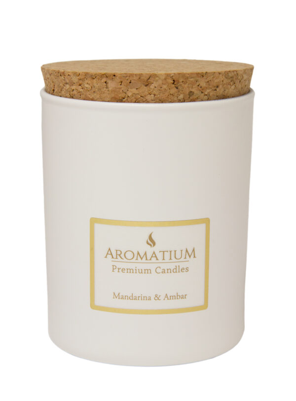 Vela Premium Mandarina y Ámbar