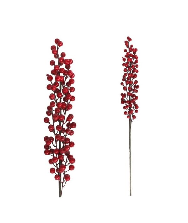 Vara de bayas rojas 80 cm